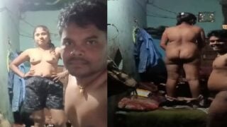 Bihari village husband strips wife naked camera sex