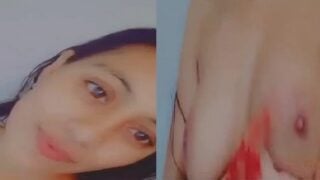 Horny village pussy rubbing nude body showing