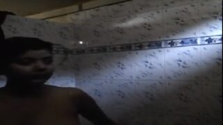 Telugu Girl Making Own Selfie Bathing Nude